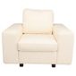 Marcello Leather Armchair, White