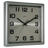 Acctim Lido Wall Clock Silver