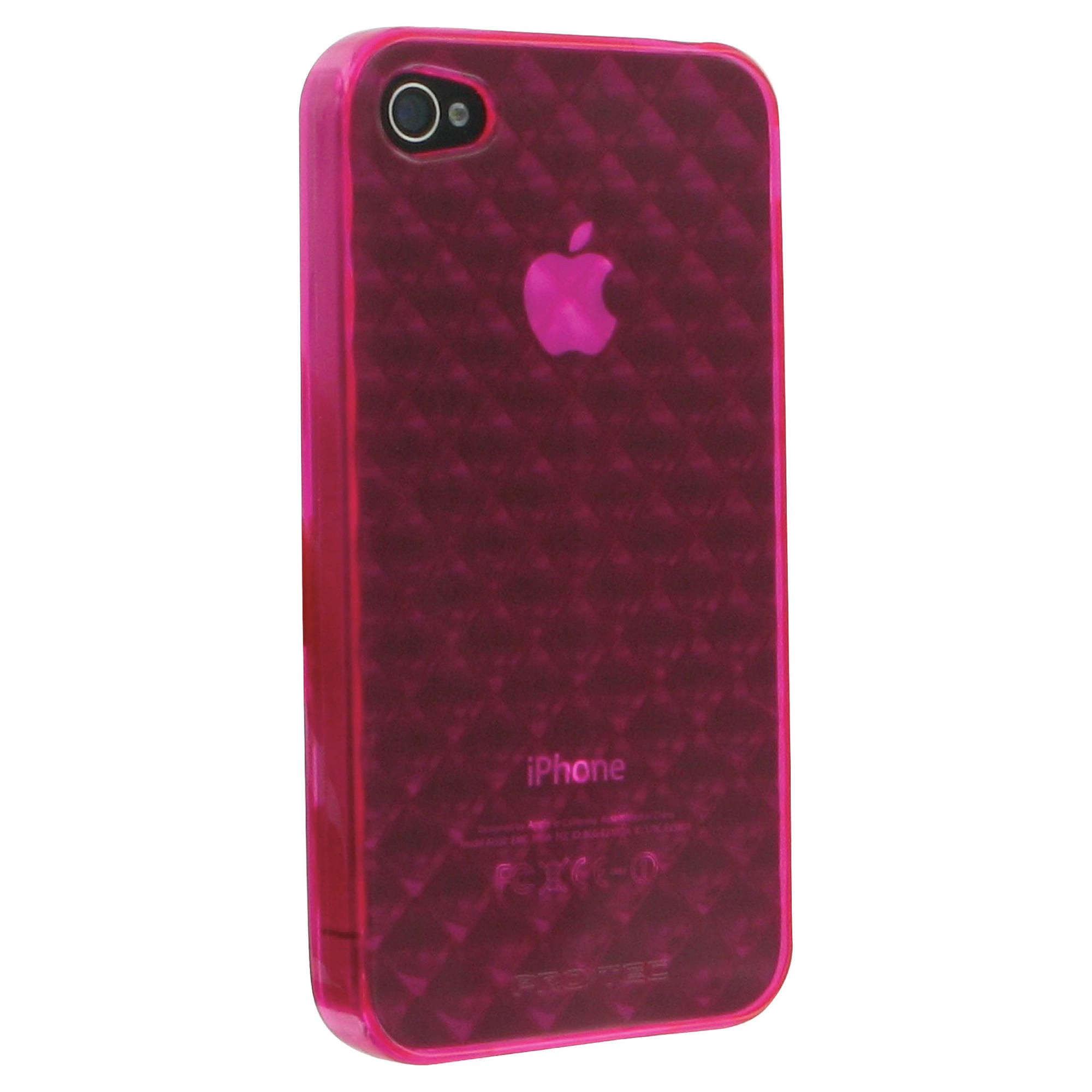 Pro-Tec Glacier Quilted Pattern Case for iPhone 4 & iPhone 4S Pink Pro-Tec Glacier Quilted Pattern Case for iPhone 4 & iPhone 4S Pink
