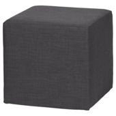 Stanza Fabric Cube Charcoal
