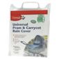 Universal Pram / Carrycot Rain Cover, Medium Size, Transparent