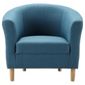 Tub Fabric Accent Chair Teal