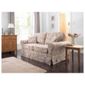 Louisa Sofa Bed with Removable Fabric Cover, Floral Brown