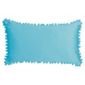 F&F Home Pom Pom Cushion, Teal