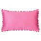 F&F Home Pom Pom Cushion, Fuchsia