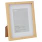 Tesco Light wood Frame 8"x10" with a 5"x7" mount