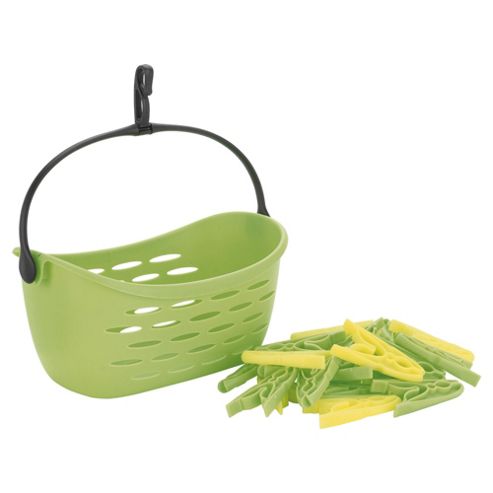 Image of Ecoforce Recycled Peg Basket & Pegs