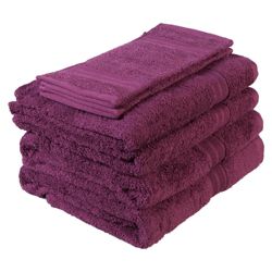 Tesco Towel Bale Aubergine