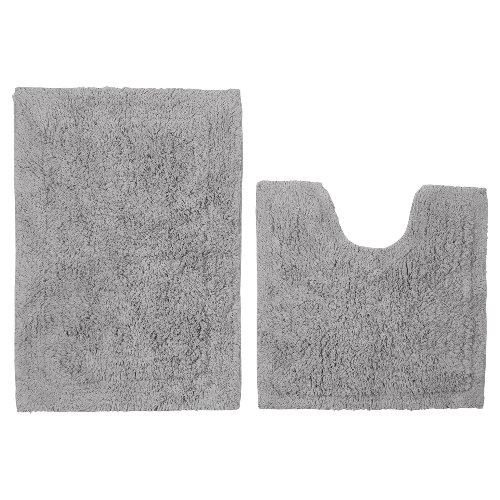 Tesco Pedestal and Bath Mat Set Cloud