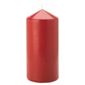 Tesco unscented pillar candle, red