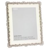 Tesco Metal and Jewel Rope Effect Frame 8x10