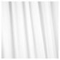 Tesco white shower curtain and rings