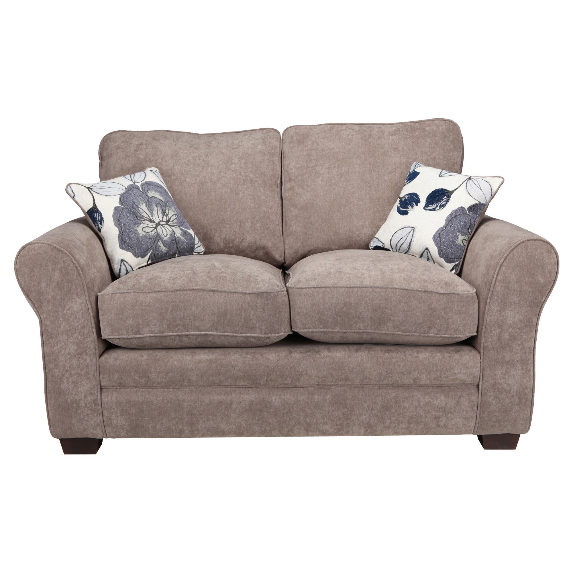 Amelie Small Standard Back Fabric Sofa Charcoal at Tesco Direct