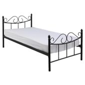 Monroe Single Bed Frame, Black