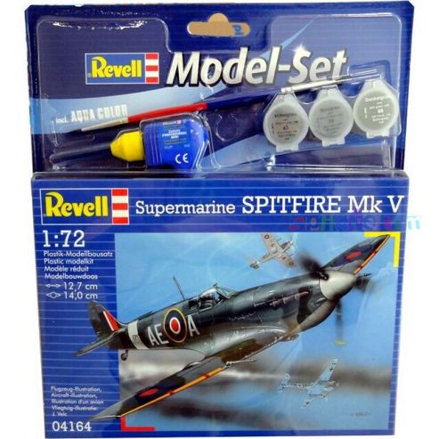 Image of Revell Model Set Spitfire Mk.v