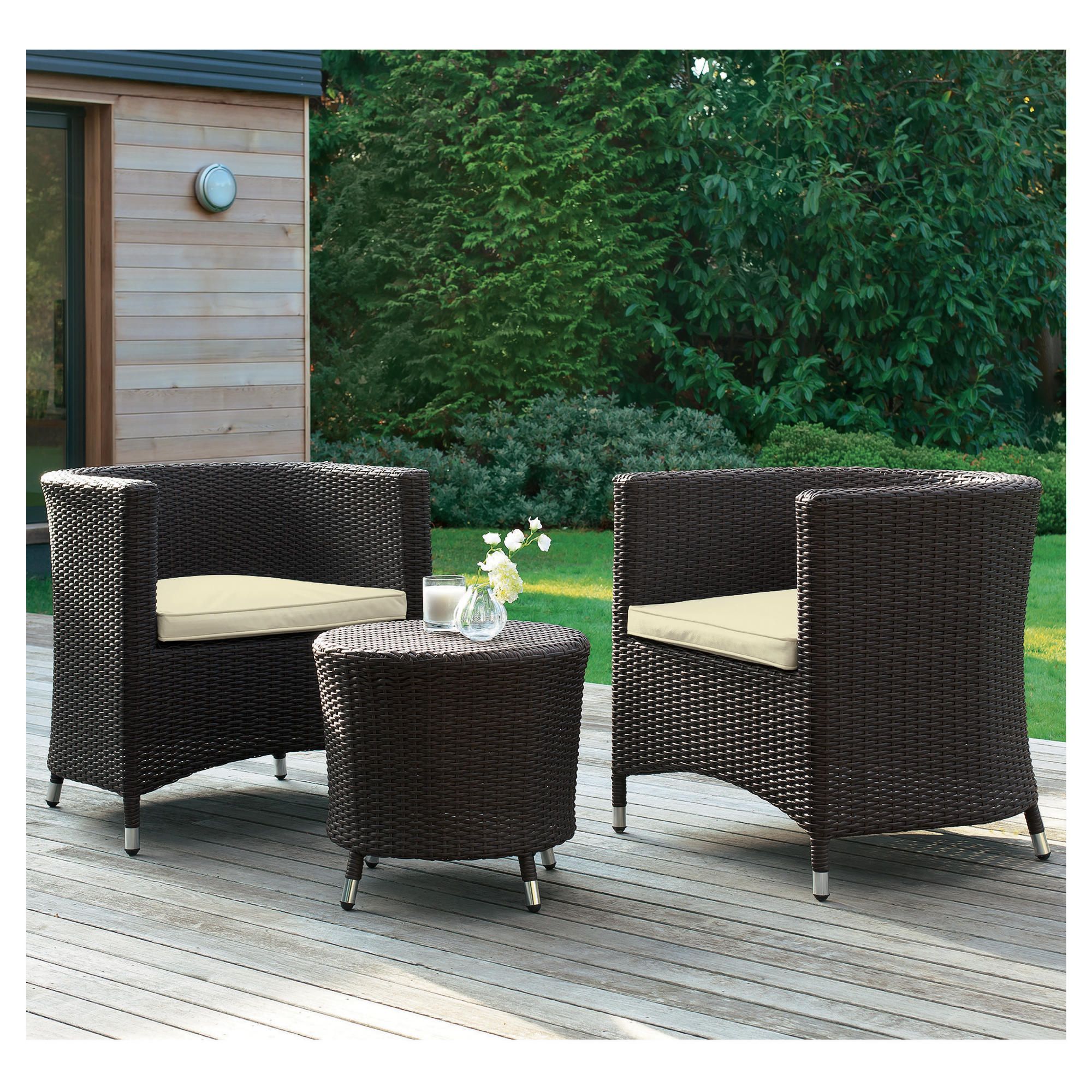 Santo Table & 2 Tub Chairs at Tescos Direct