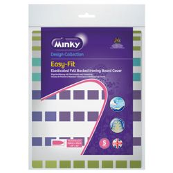 Minky easy fit ironing board cover 110 x 35cm (colours may vary)