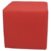 Stanza Leather Effect Cube Red