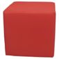 Stanza Leather Effect Cube Red
