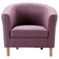 Tub Fabric Accent Chair Heather
