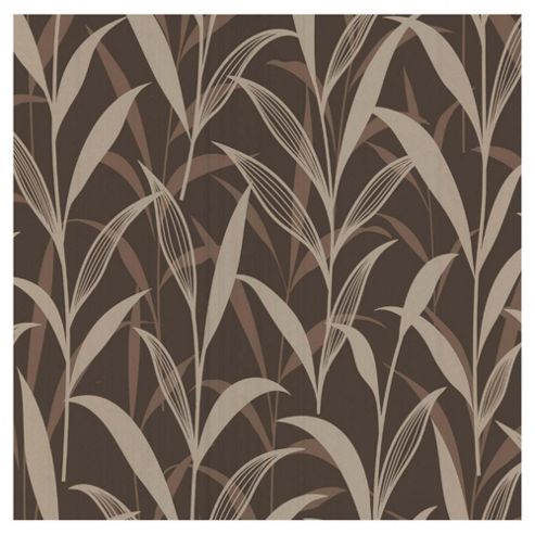 Image of Dulux Linden Wallpaper, Chocolate