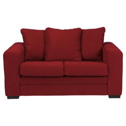 Amy Small Fabric Sofa Red