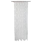 Tesco Damask Voile W137xL229cm (54x90"), White