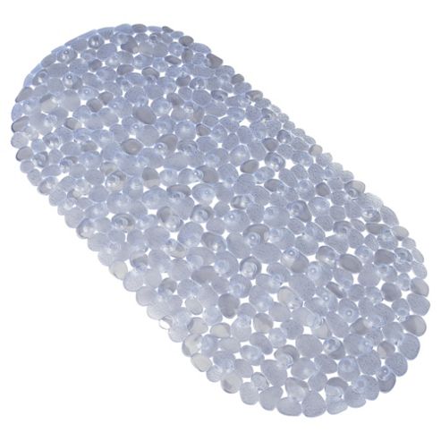 Image of Tesco Clear Pebble Bath Mat