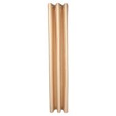 Tesco Faux Silk Lined eyelet Curtains W162xL137cm (64x54"), Gold