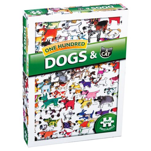 Image of One Hundred Dogs & A Cat 1000 Piece Puzzle