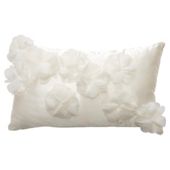 F&F Home 3d flower cushion, ivory