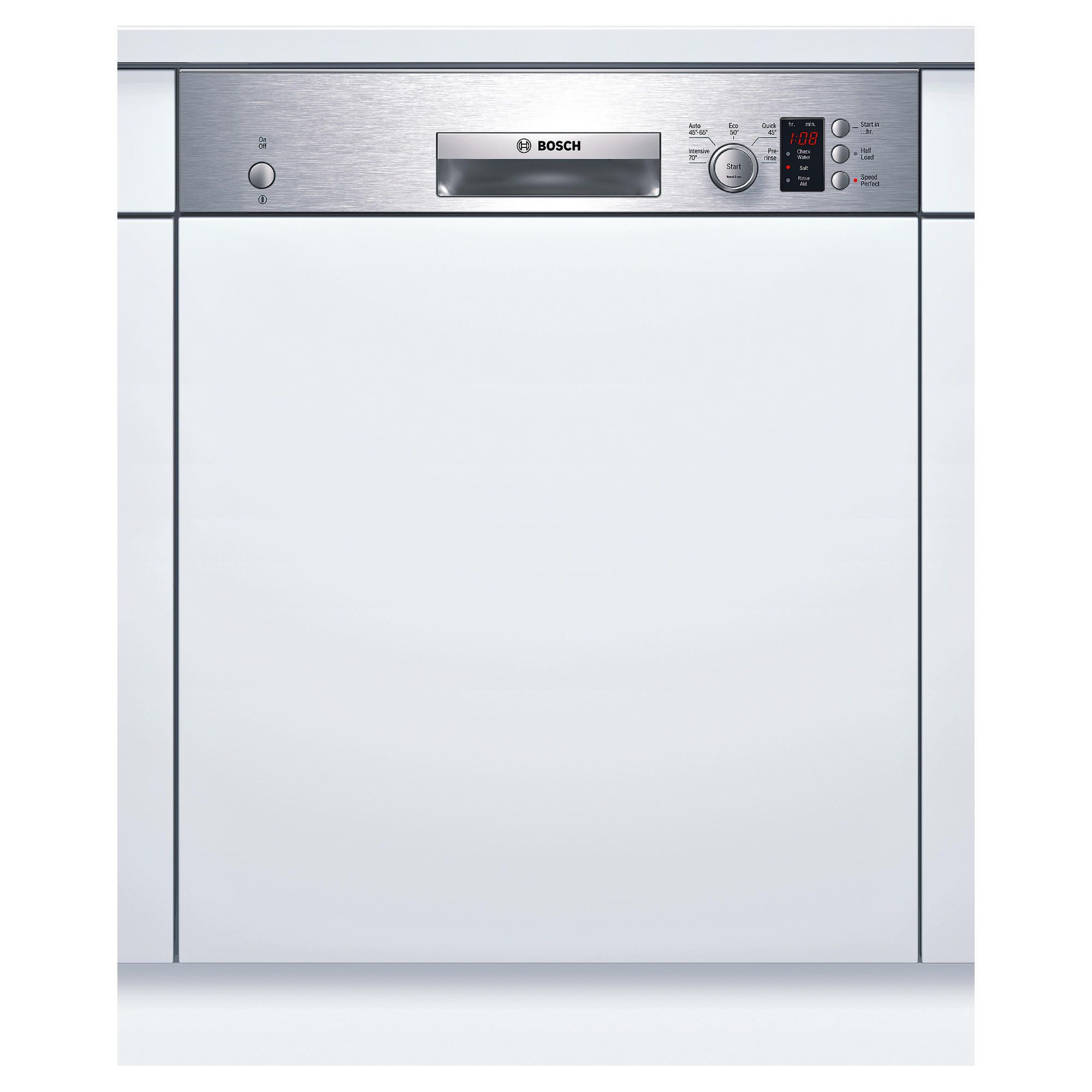 Bosch Classixx SMI50C05GB stainless steel semiintegrated dishwasher