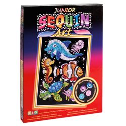KSG Crafts Junior Sequin Art Sealife