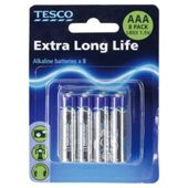 Tesco 8 Pack AAA batteries