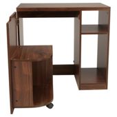 Seattle Hideaway Desk, Walnut Effect