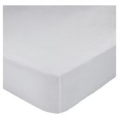 Tesco Deep Fitted Sheet Double- White