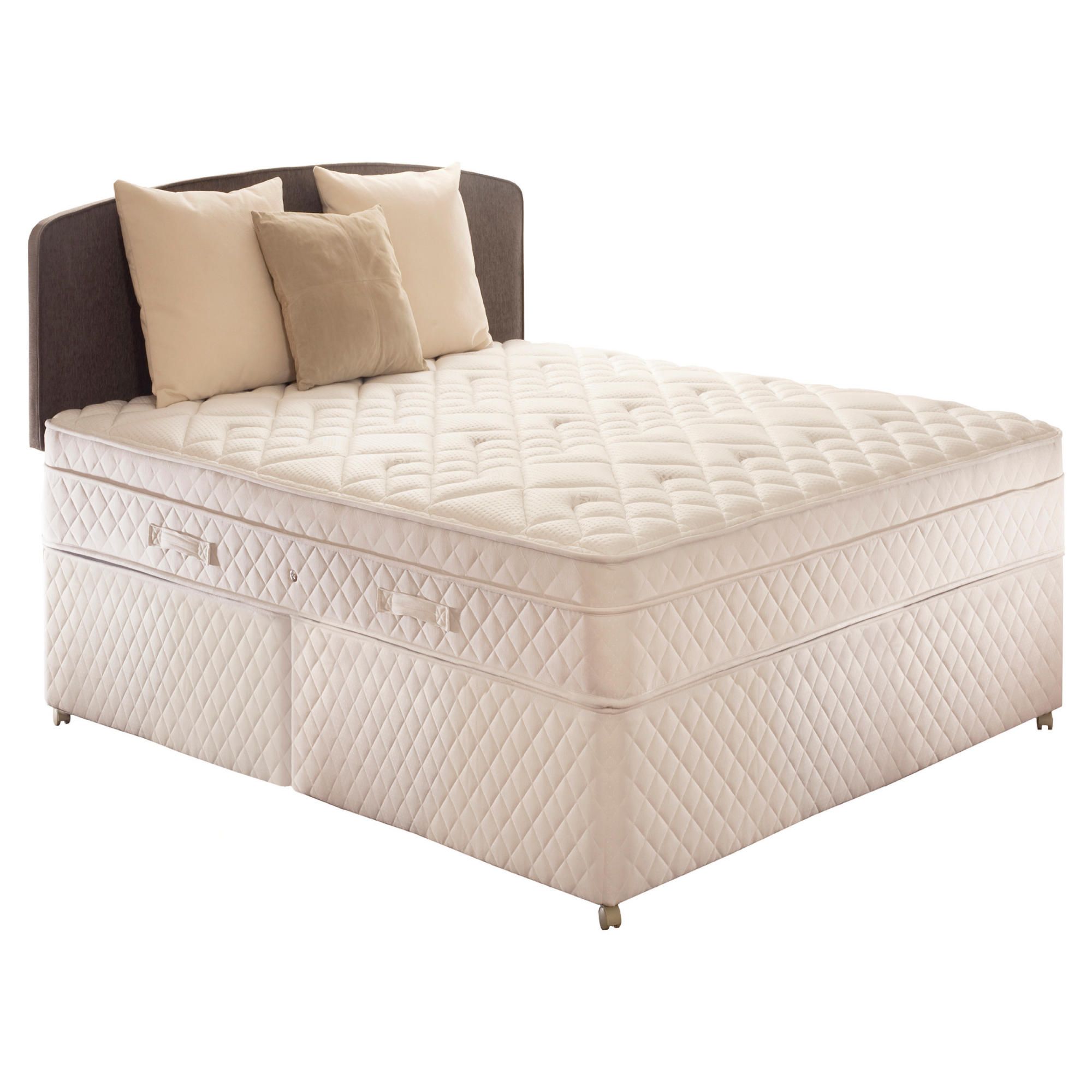 Sealy Diamond Excellence Double Non Storage Divan Bed at Tesco Direct