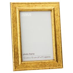Tesco Antique Gold Look Frame 4x6