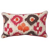 F&F Home ikat cushion, red
