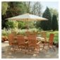 Salcombe Extendable 8 Seat Set, & Parasol