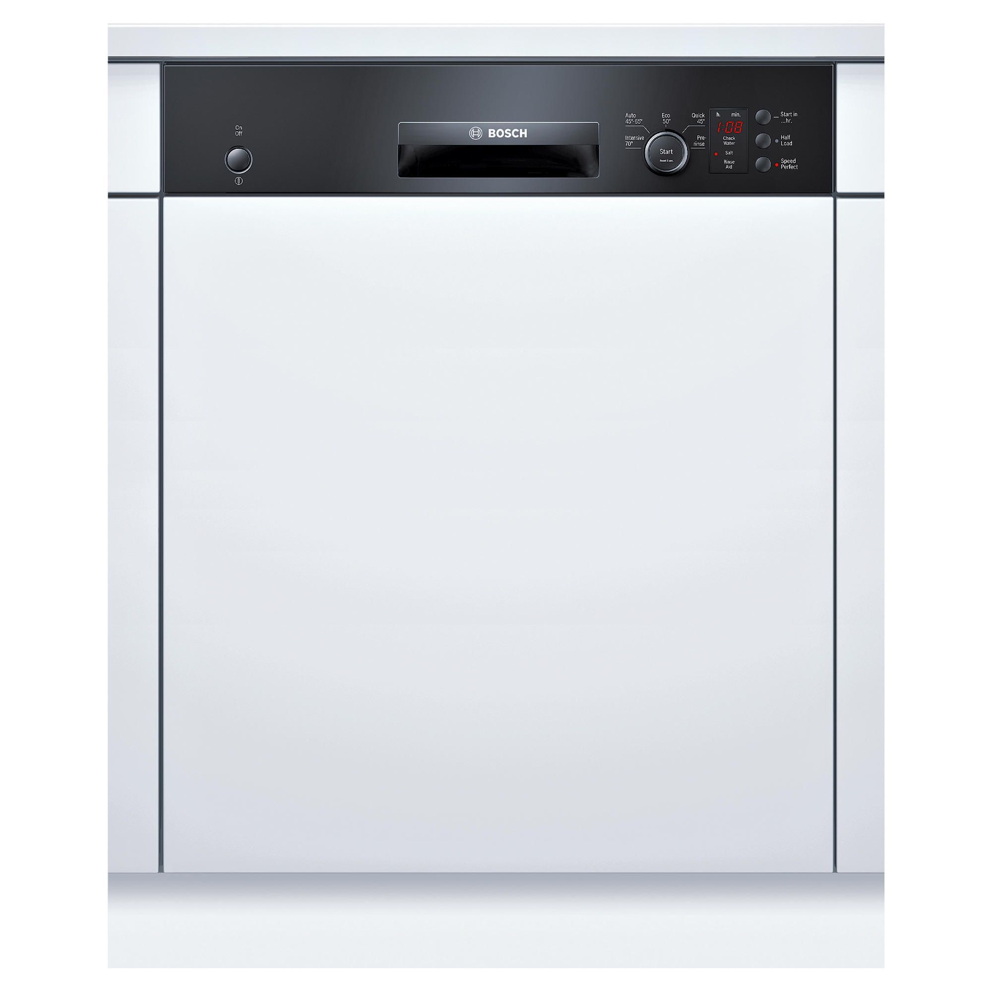 Bosch Classixx SMI50C06GB black semiintegrated dishwasher