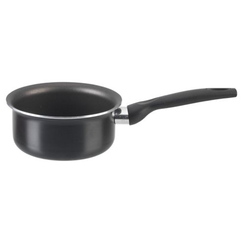 Image of Aluminium 14cm Milk Pan, Black, Teflon Coated