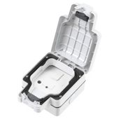 MK Masterseal Plus Switched Connection Unit - White