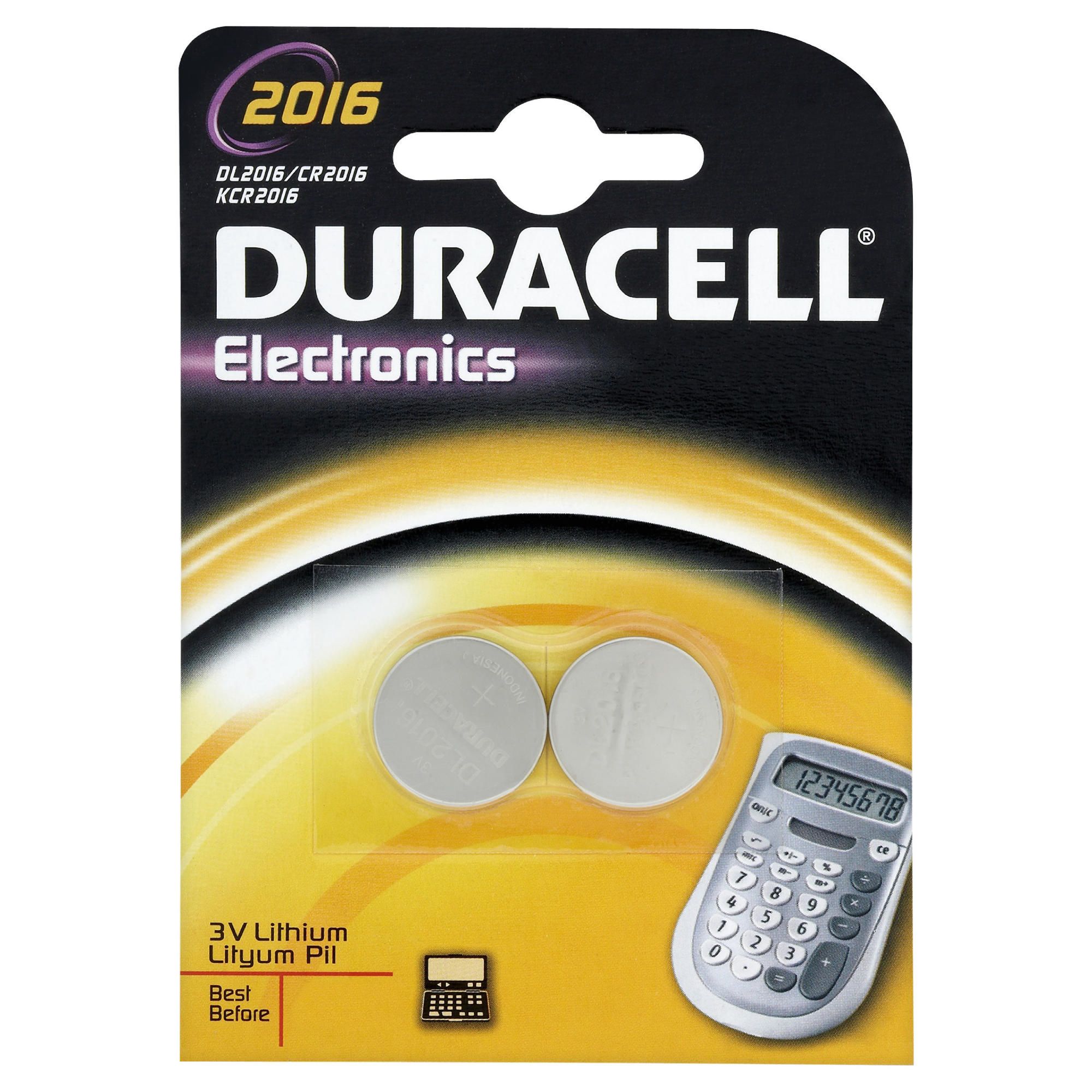 Duracell Electronics 2016 Lithium 2 pack Batteries