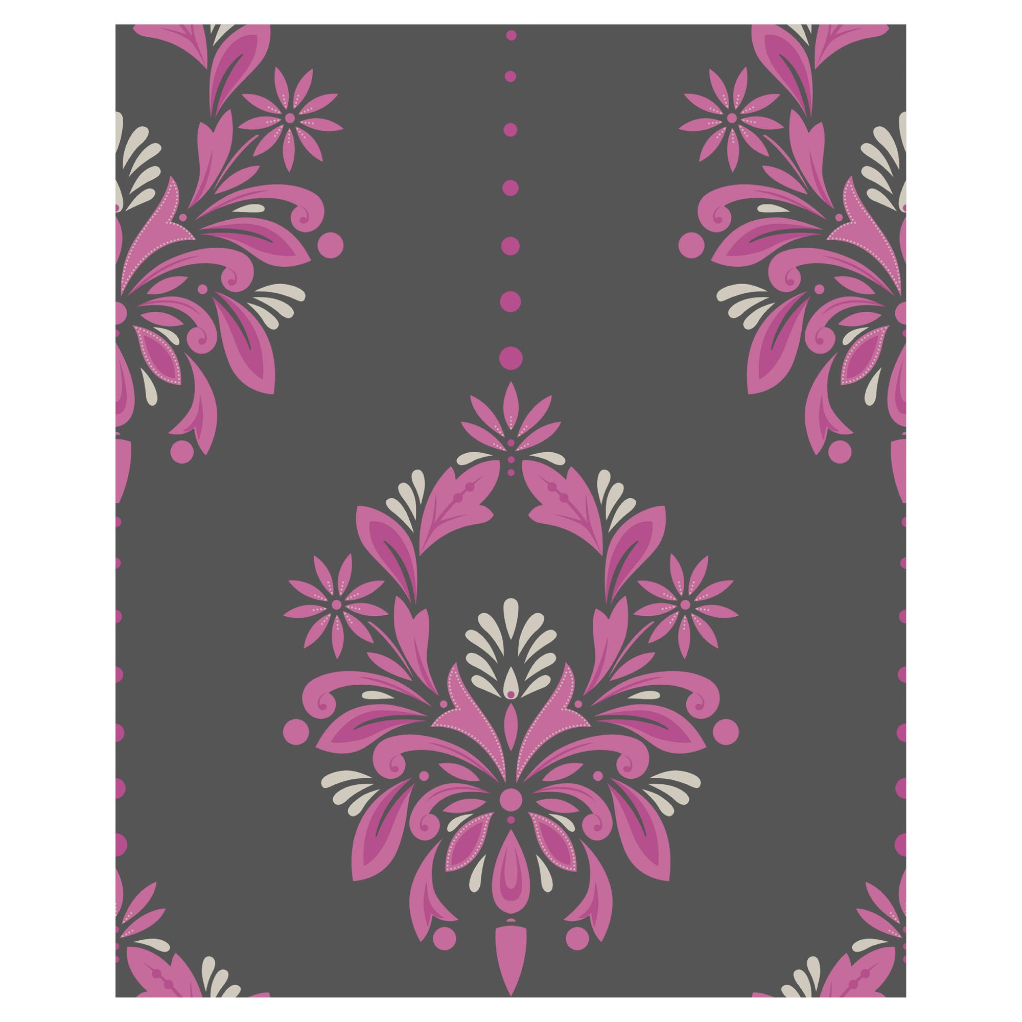 Dulux Wallpaper Antoinette Fuschia 1 Roll