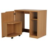 Seattle Hideaway Desk, Oak Effect