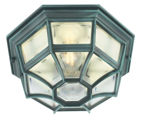Image of Norlys Latina Outdoor Wall Lantern - Verdigris
