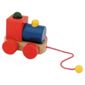Toy Box Pull Along Squeaky Train Wooden Toy