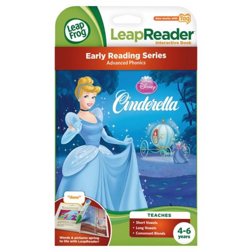 Image of Leapfrog Leapreader--- Early Reader Storybook Disney's Cinderella