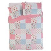 Patchwork Floral Print Duvet Double